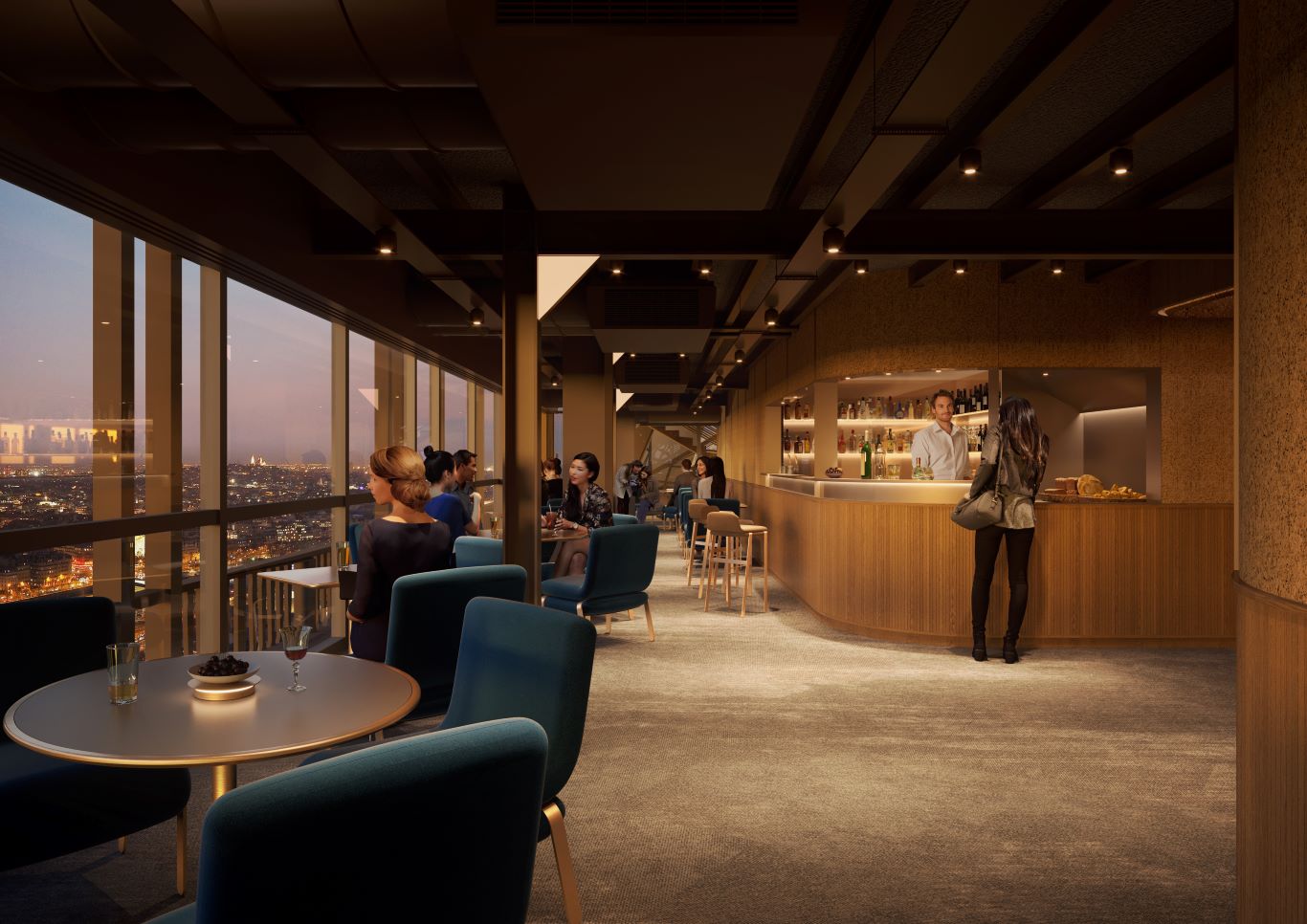 Madame Brasserie The restaurant on the first floor of the Eiffel Tower